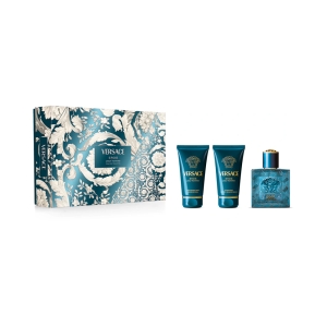 Versace Eros Eau de Toilette Set 50ml + Gel 50ml + Balm 50ml Barbati