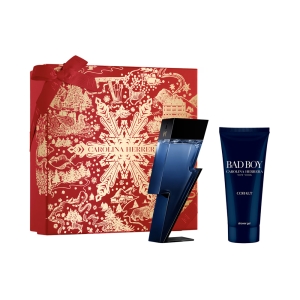 Carolina Herrera Bad Boy Cobalt Electric Set Cadou Apă de Parfum 100ml + Gel de Duș 100ml