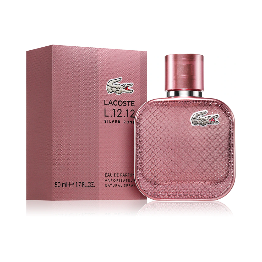 Lacoste L.12.12 Silver Rose Eau de Parfum 50ml Femei - imagine 2