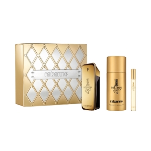 Paco Rabanne 1 Million Parfum Intense Bărbați 100ml + Deodorant Spray 150ml + Travel Spray 10ml Set Cadou
