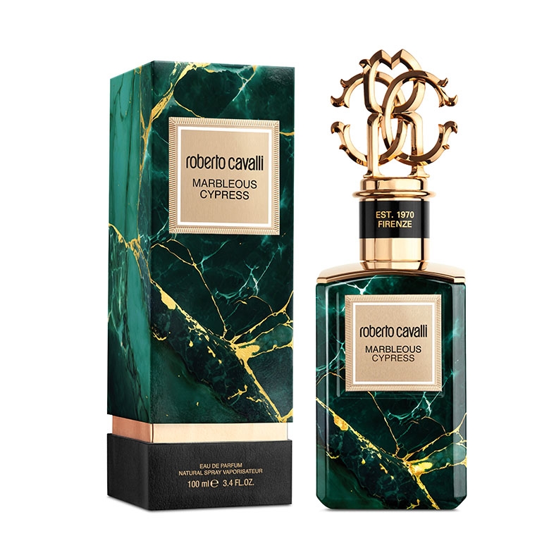 Roberto Cavalli Gold Marbleous Cypress Edp 100ml - imagine 2
