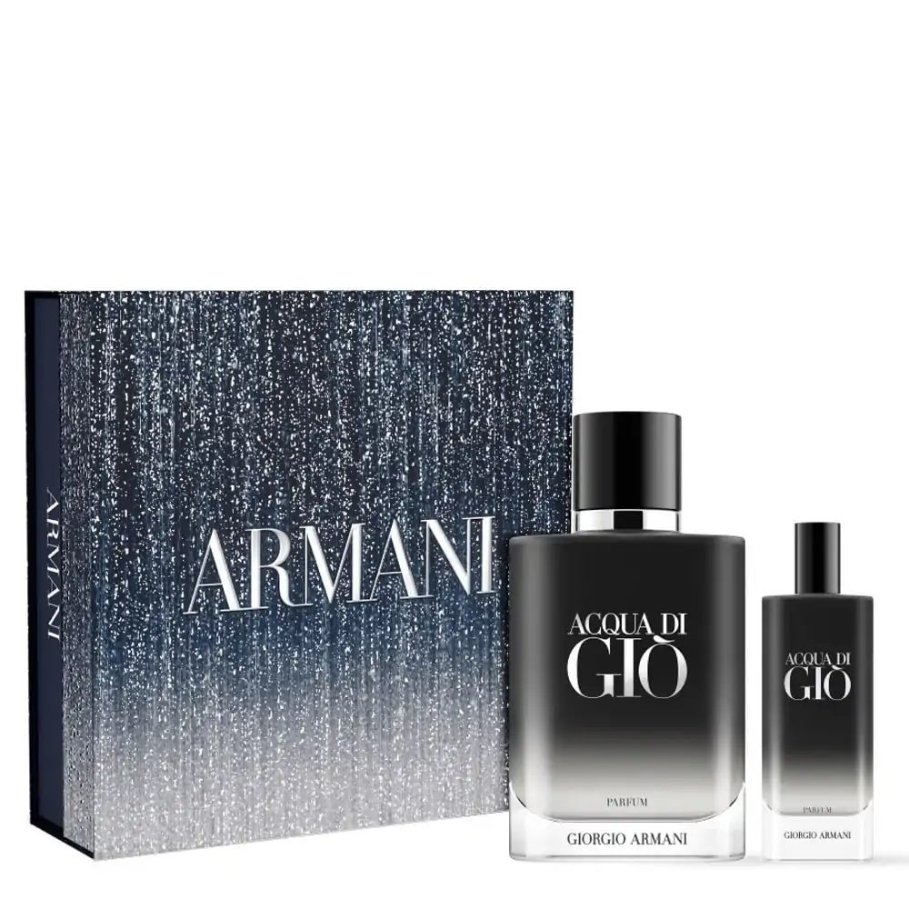 Set Giorgio Armani Acqua di Gio Parfum 100ml + 15ml - imagine 2