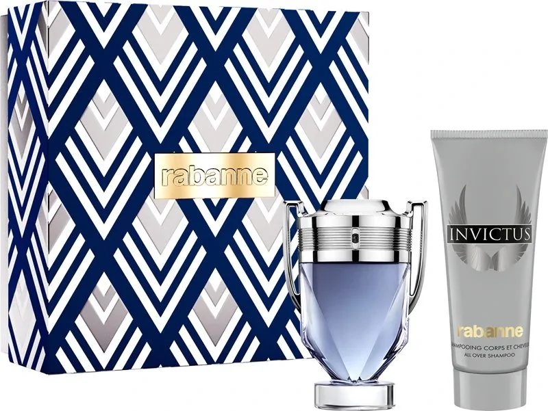 Rabanne Invictus Edt 100ml + All Over Shampoo 100ml